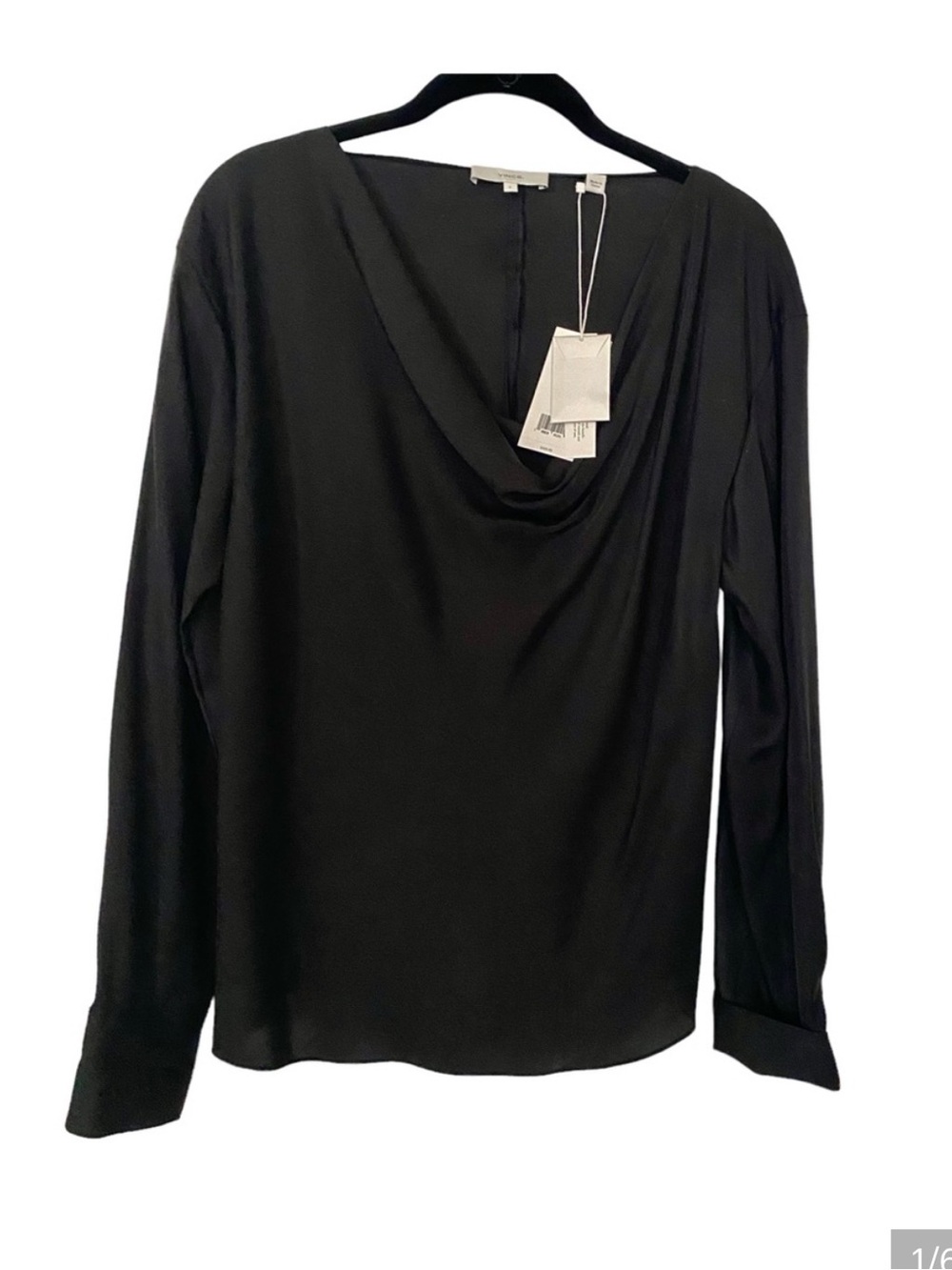 VINCE Silk Rayon Blouse Top
